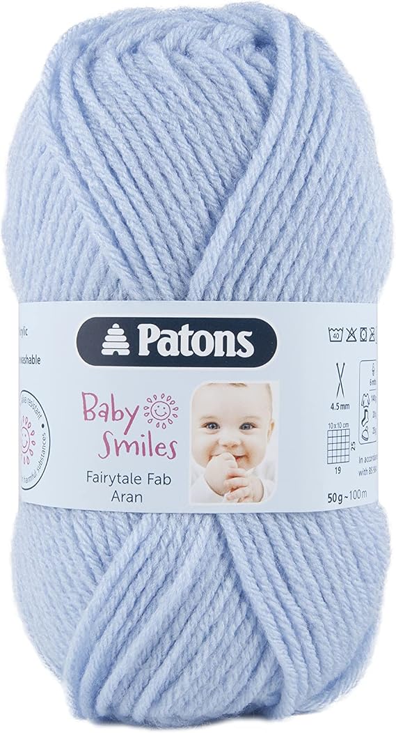 Patons Fairytale Fab Aran, Pale Blue (1054), 50g