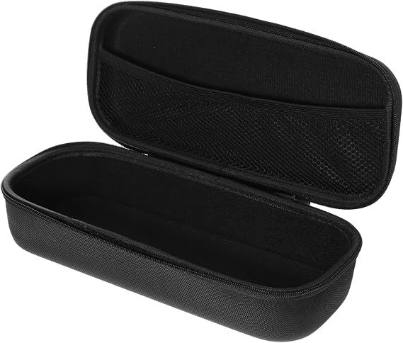 SECFOU Microphone Case Large Capacity Black EVA Storage Box for Mic