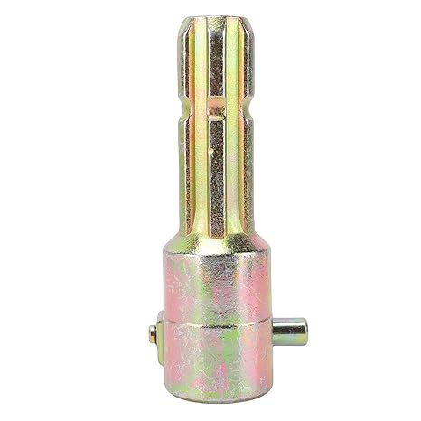 Tractor PTO Extender Adapter, 1.375in 6 Spline Female to Male, Heavy Duty Metal Construction, Quick Connect System, with Wear Proof Design, for Agricultural and Industrial