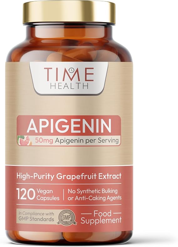 Apigenin - 50mg 98%+ Purity - Grapefruit Source - 120 Capsules - UK Made