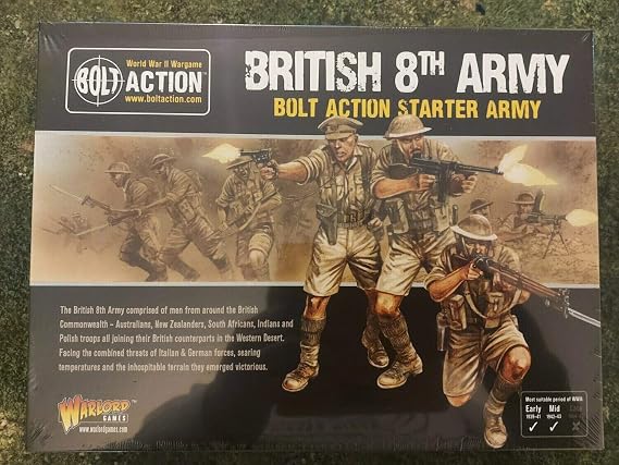 WarLord Bolt Action Games, 8th Army Starter Army