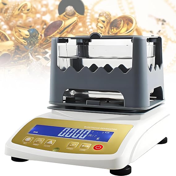 Gold Purity Testing Machine,Precious Metal Authenticity Tester, Gold Silver Testing Machine, Gold Purity Analyser, Only Test Solid Samples for Accurate Metal Assay 600k