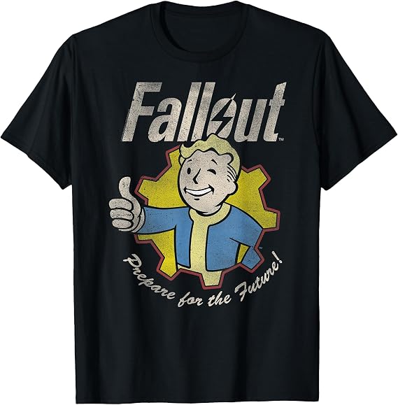 Fallout Video Game Prepare for the Future Vault Boy T-Shirt