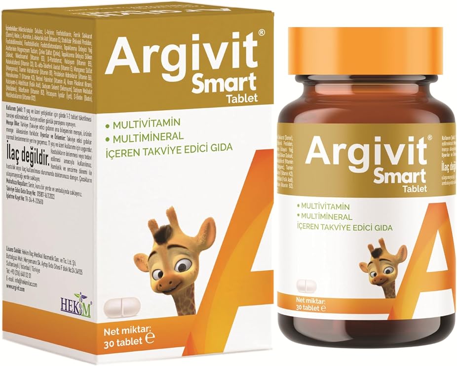 Argivit Smart Tablet 30 Tablet 2'li Paket