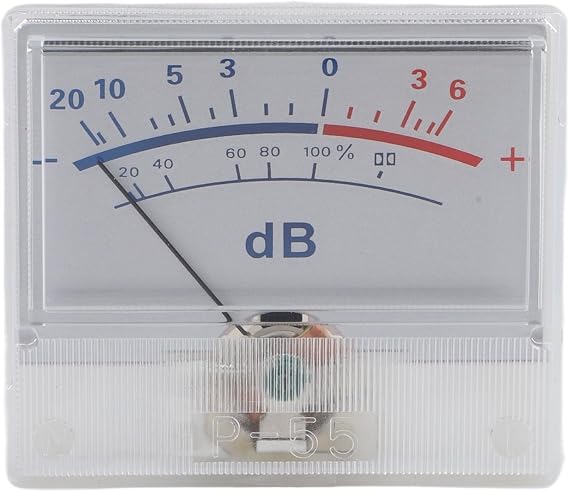 ReachMall VU Meter Panel High-Precision Digital Audio Level Pointer Display For Professional Recording Studios And Live Performance Systems