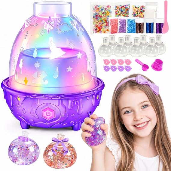 Naxudcoo Squishy Making Kit, Make Your Own Squishies, Stress Ball Squishy Maker with Auto-Inflation, Creative DIY Squishy Toy, Birthday for Girls Kids Ages 5-12