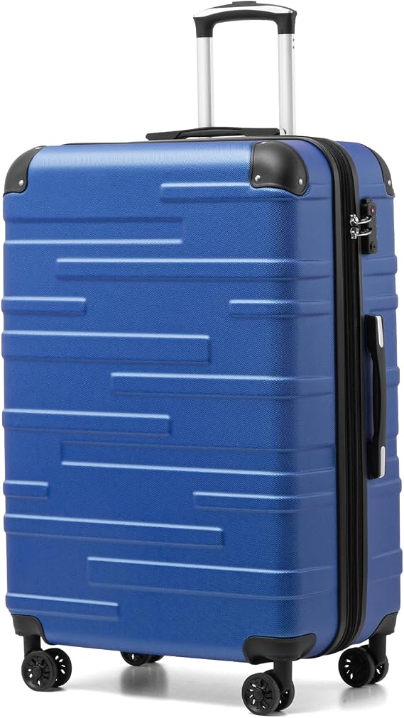 COOLIFE Large Suitcase 28 inch, 93L Expandable, mit TSA Lock, ABS Hardshell