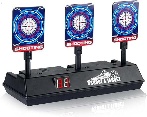 TORMEN Electronic Target for Shooting Practice - Unique Scoring with Automatic Stand-Up Feature, Toy Gun Target, Children's Toy, Strike Elite