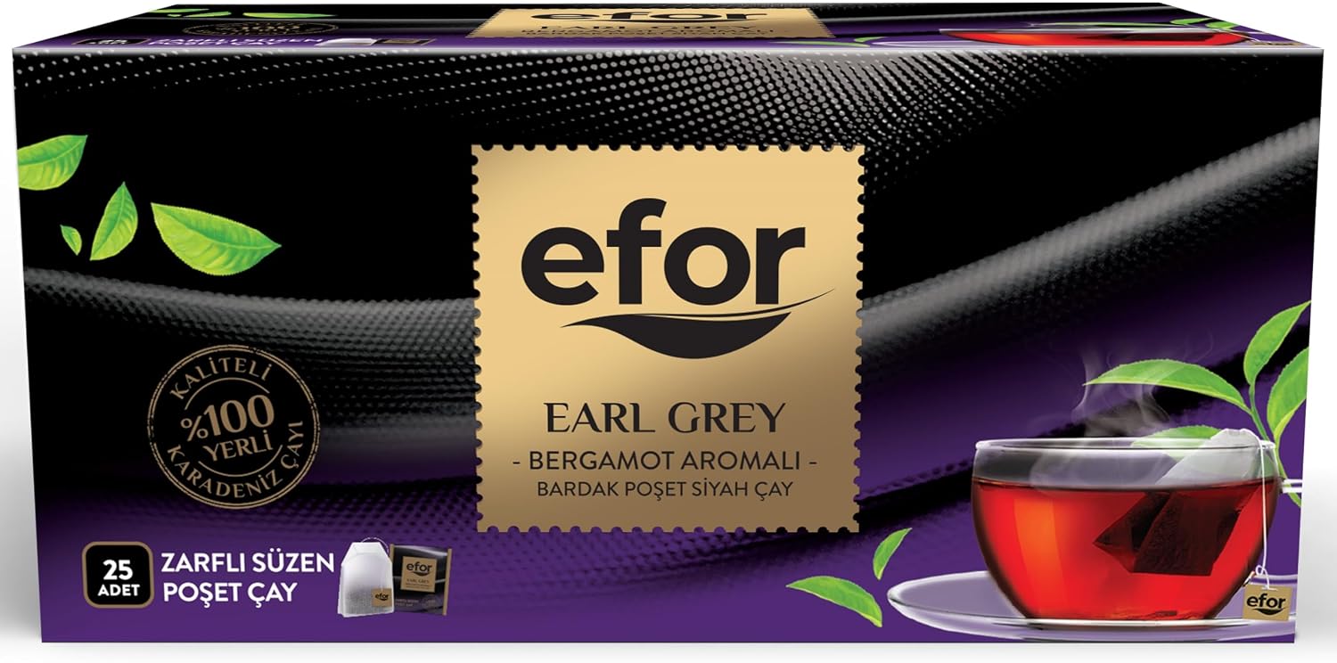 Efor Earl Grey Bardak Poşet Çay 25x2 g