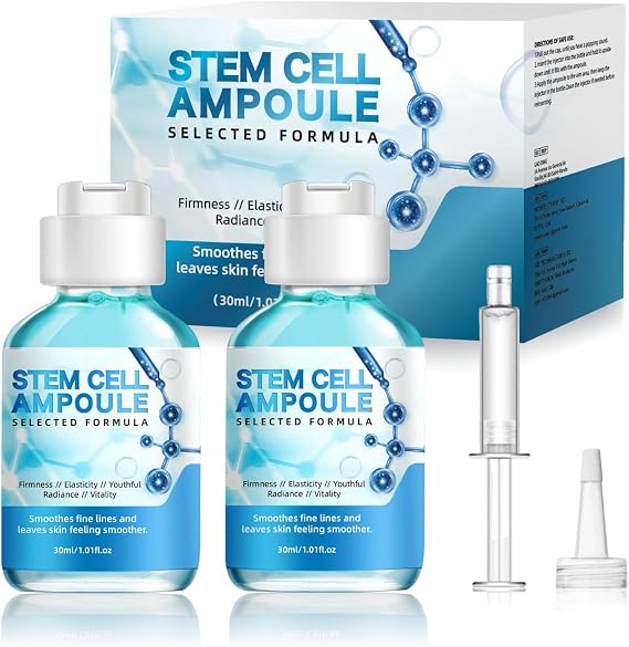 Stem Cell Serum for Face, Microneedling Serum | Skin Elasticity, Hydrating Moisturizer, For Women
