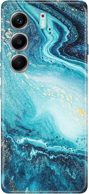 Senada Tecno Camon 40 Pro 5G CM7 ile Uyumlu Kılıf Renkli Silikon Baskılı TPU İşlenmiş Ametist