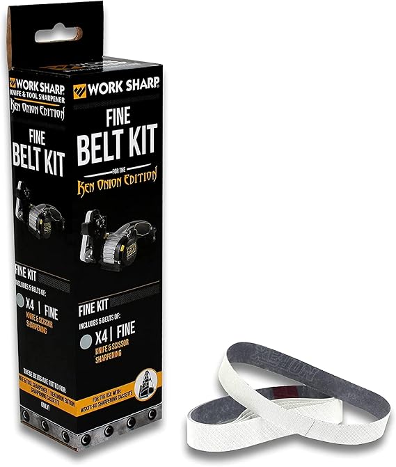 WORK SHARP and Ken Onion Tool Belt and Knife Kit - WSSAKO81120 Blade Grinder Accessory with Fine Grit Belt Kit - Knife Sharpener Replacement Band Kit