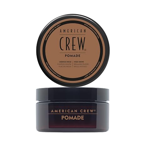 American Crew Pomada (fijacion media/brillo alta) 85 g (Paquete de 2)