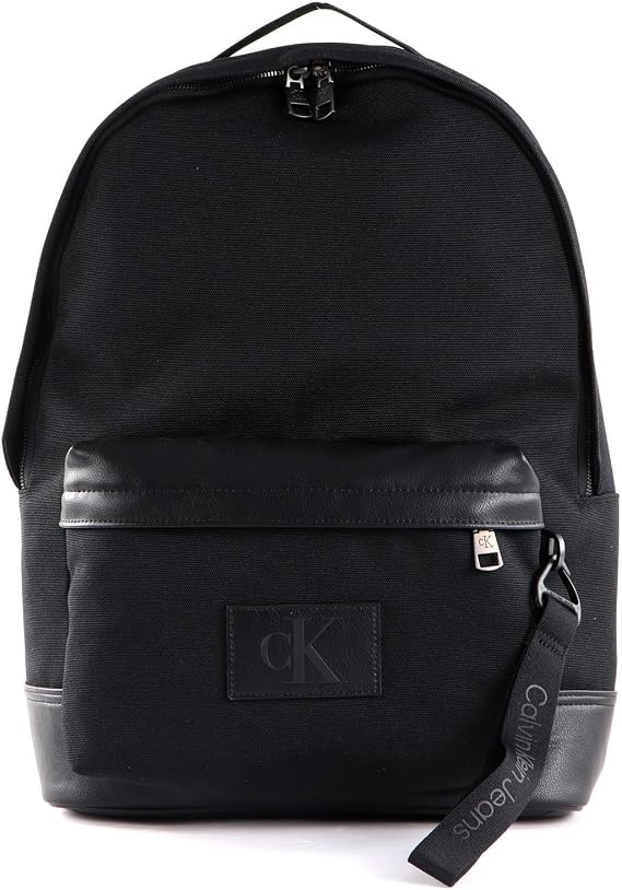 Calvin Klein laptop backpack with laptop compartment CKJ Tagged Backpack44 Mix Black