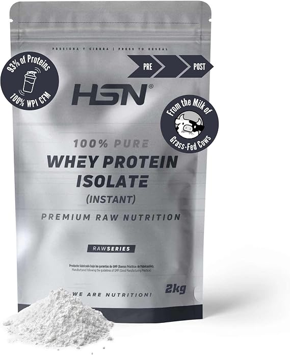 HSN 100% Whey Protein Isolate WPI Unflavored 2kg