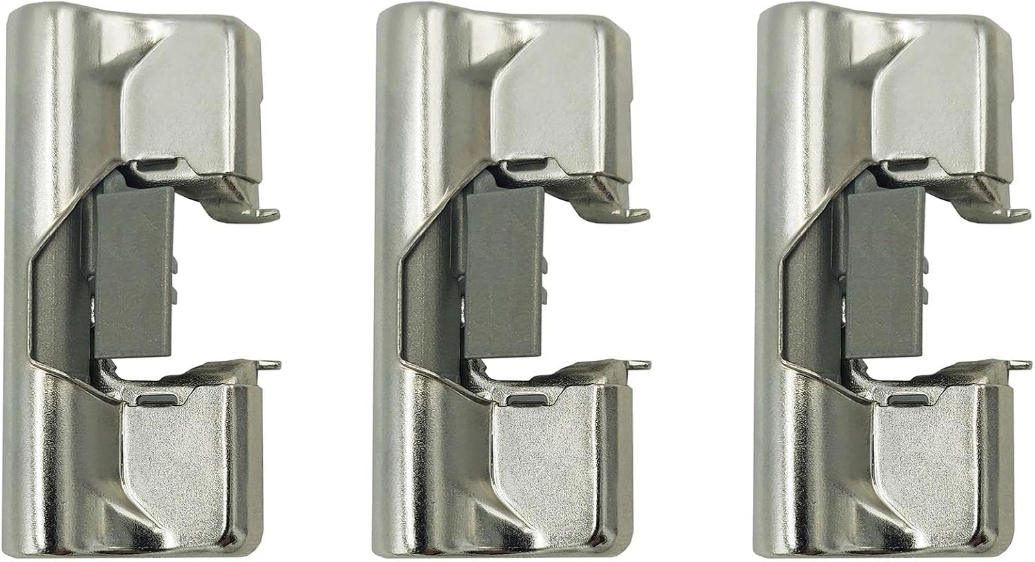 Set of 3 Add On Soft Close Cabinet Hinge Adaptor 110° Cupboard Door Click Slide for Lama Salice Hinges