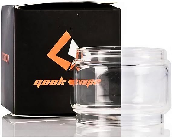 GEEKVAPE Zeus Nano 2 Replacement Glass [Large] - COMPATIBLE WITH: Zeus Nano 2 Tank - High Quality Pyrex Glass, Large Capacity - Nicotine Free