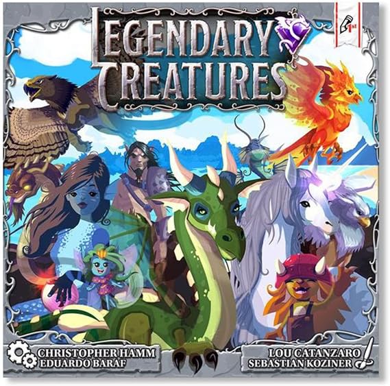 Pencil First Games, LLC Legendary Creatures Card Game - English