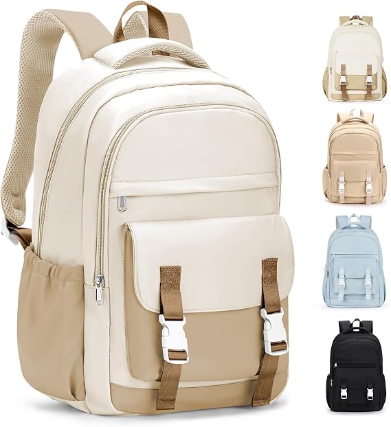 HYC00 School Bags for Teenage Girls Lightweight School Backpacks for Girls Backpack for School Secondary High School College Backpack Travel Work Rucksack for Women Waterproof Casual Daypacks