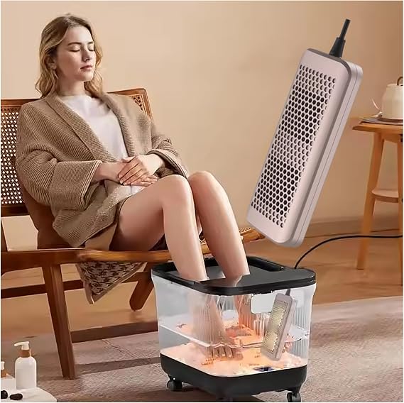 Ionic Foot Detox Machine, Hydrogen Foot Bath SPA Machine, Hydrogen Water Generator Foot Bath SPA Machine, H2 Bubble Bath Machine, for Relieve Fatigue & Enhance Sleep