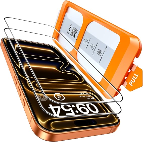 TOCOL for iPhone 17 Pro Max Screen Protector, Instant Installation