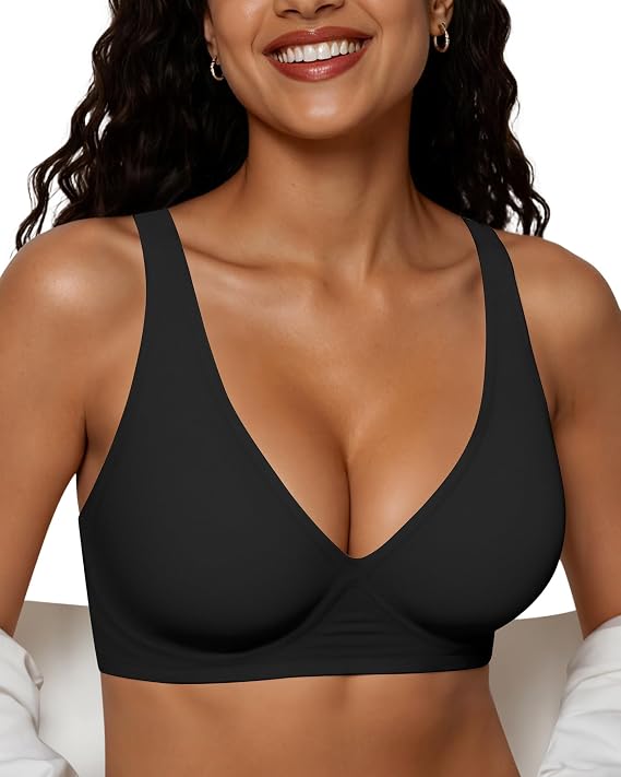 Adisputent Wireless Jelly Bra Push Up Gel Bras for Women