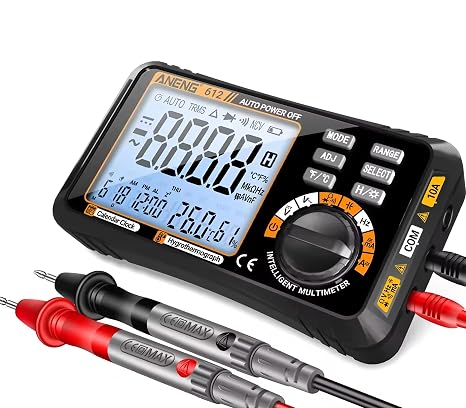 Smart Digital Multimeters AC/DC Current Voltage Capacitance Professional Measurement Multimetro Test Tools 612