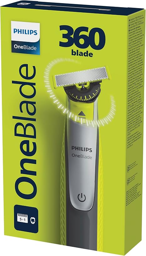 Philips OneBlade 360 Blade Electric Beard Trimmer & Razor with 360 Blade Innovation QP2734/20