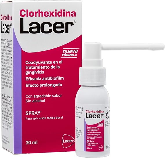 Chlorhexidine – Spray 1 fl oz, Antiseptic, Long Lasting, Co-Helper Treatment of Gengivitis and Periodontitis, Pre and Post Implantology and Periodontal Surgery, Pleasant Flavor, Gluten Free