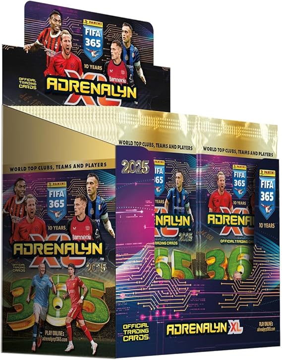 Panini FIFA 365 Adrenalyn XL 2025 Trading Cards (Box of 50 Packs)