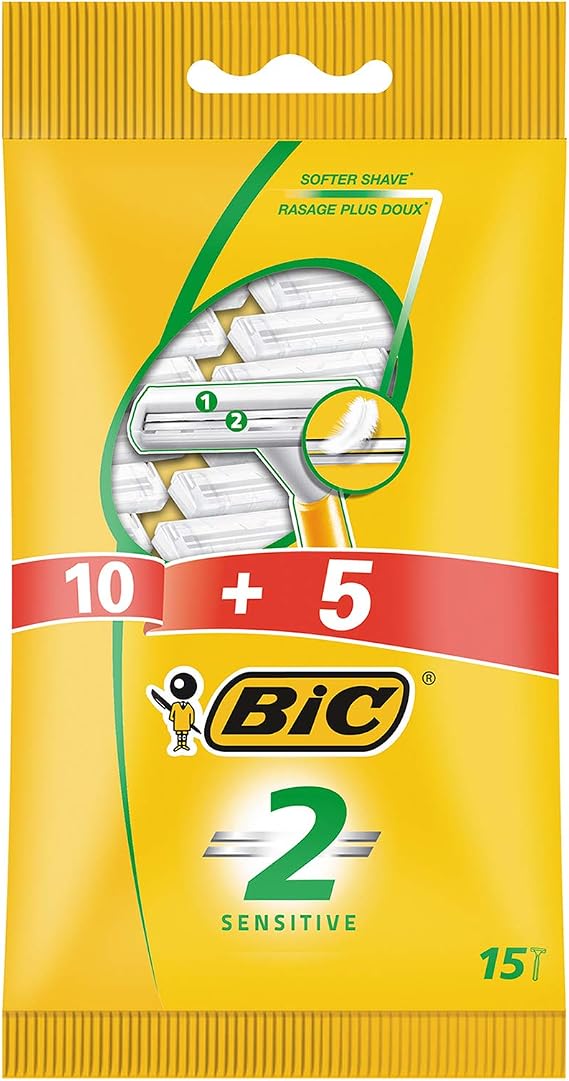 Bic 2 Disposable Razor 10+5 Pk15