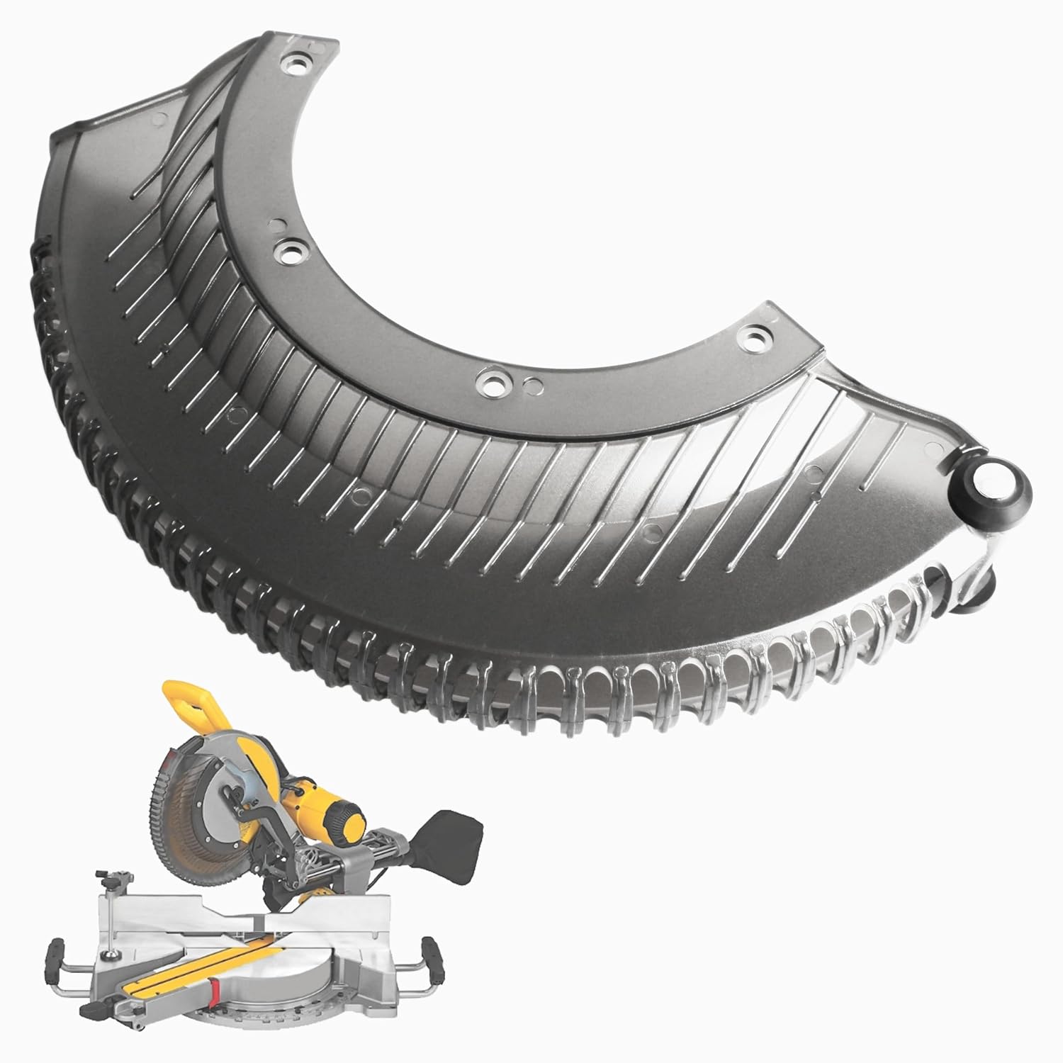 TOKDOOT DWS780 Lower Guard Miter Saw Accessories for DeWalt N027988，fit DWS779 DWS780 Protector，Miter Saw Parts Replacement for DeWalt