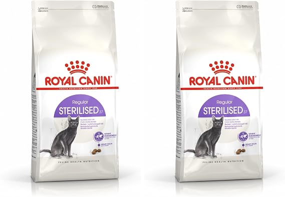Royal Canin Kısırlaştırılmış Kediler İçin, 37 Kuru Kedi Maması, 2 Kg (2 paketi)