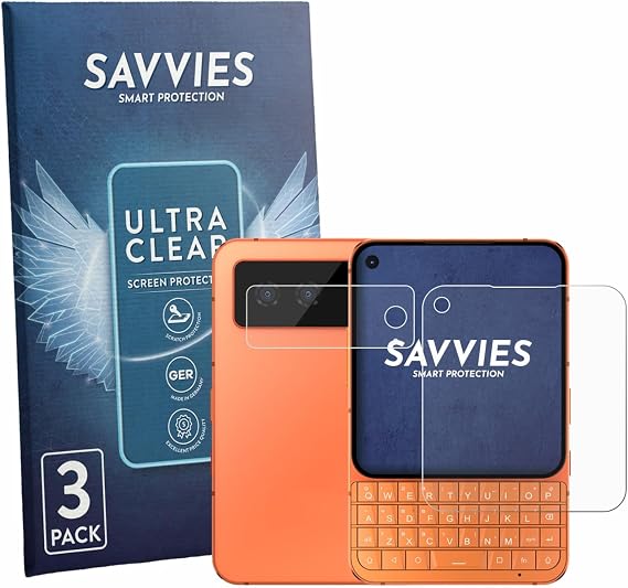 Savvies Protection Film compatible with Unihertz Titan 2 Elite