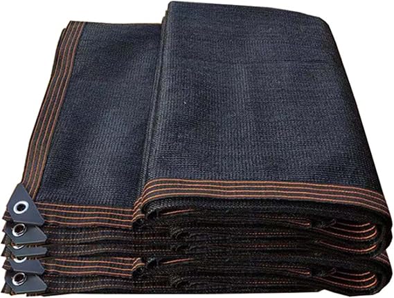 Shade Net Toile D'ombrage 90% Noire 4 x 8 m / 13 x 26 ft Filet Ombrage Jardin Adaptée Pour Serre Couverture Végétale Terrasse De Jardin Pergola Ou Abri Voiture