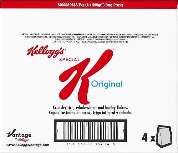 Kellogg'S Special K Bag Pack - 4X500G