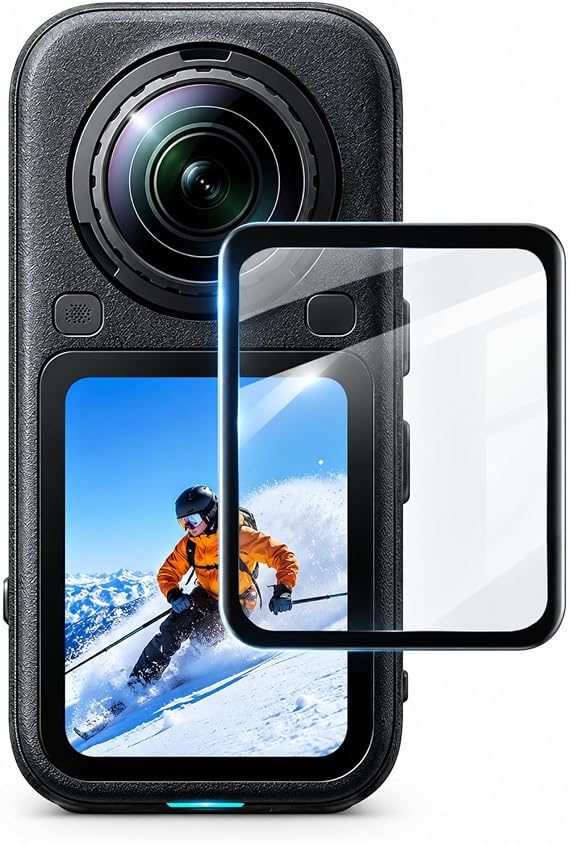 Coverzone Insta360 X6 ile Uyumlu Nano Jel Tam Ekran Koruyucu