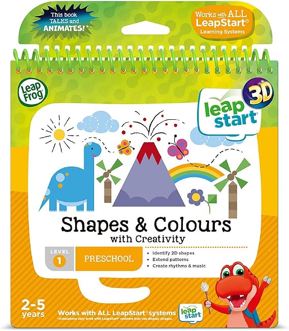 Leapfrog Shapes & Colours Activity Book 3D , English