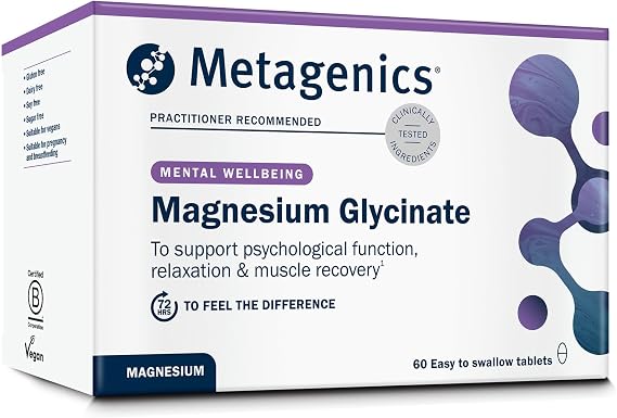 Metagenics Magnesium Glycinate, Muscle & Energy Support - 60 Servings