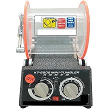 Gemstone Polishing Machine, Polishing Machine, Jewelry Rotary Tumbler, Tumbling Mini-Tumbler Polisher for Gem, Stone, Crystal