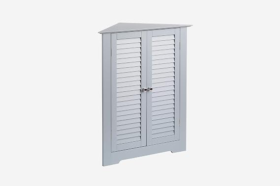Aspect Odense Bathroom/Bedroom Wooden Storage Cabinet-Grey, Corner
