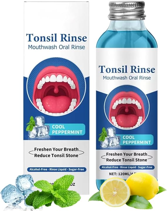 Tonsil Stone Remover,Tonsil Stone Mouthwash,Mouthwash for Bad Breath, 120ml
