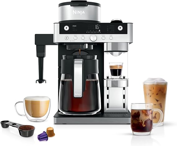 Ninja Prestige 2-in-1 Drip coffee and capsule machine Black CFN802EU