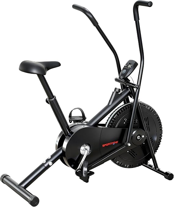SPORTNOW Exercise Bike for Home Use Quiet Stationary Bike Adjustable Seat