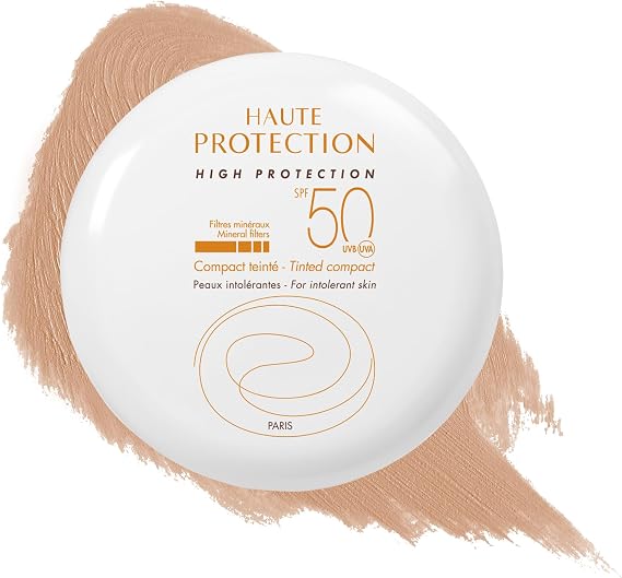 EAU THERMALE AVENE Beige Compact Mineral Filtreli Açık Renkli SPF 50+ Cilt Tonu Eşitleyici Açık Renk Güneş Kremi 10 gr