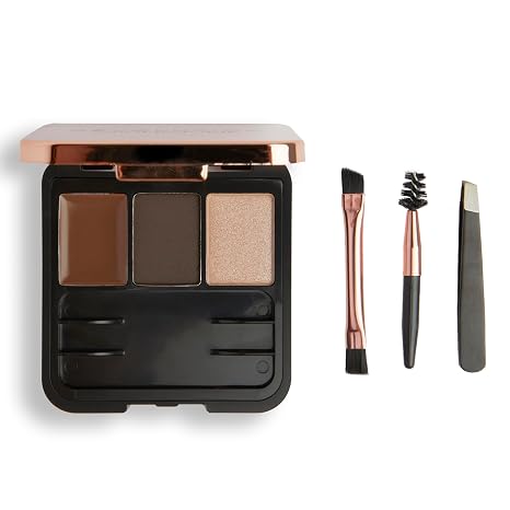 Makeup Revolution Brow Sculpt Kit Dark 2.2g