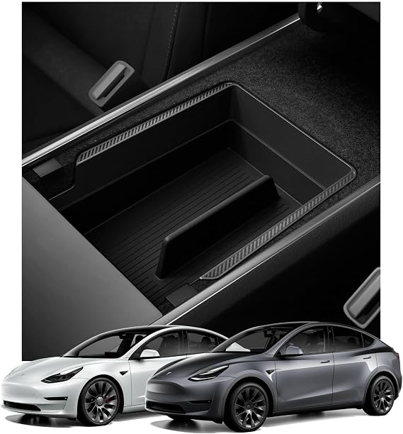 Spigen Tesla Armrest Centre Console Organiser Tray, Storage Box