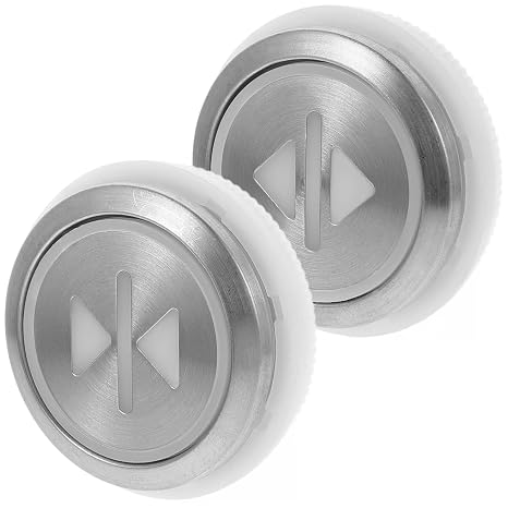 DOITOOL Elevator Replacement Button Accessories 2pcs Stainless Steel Elevator Push Buttons with Modern Look Compatible for Most for Office Building and Apartment Use