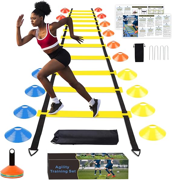 Football Training Equipment for Children and Young People (Yellow)