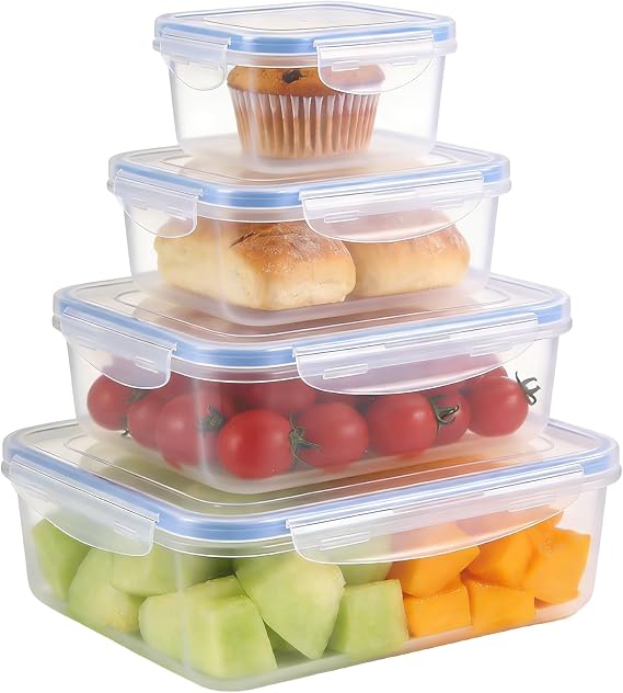 food containers with lids 3-Pack 1000/1500/2500ml